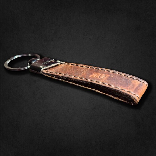 Leather key chain