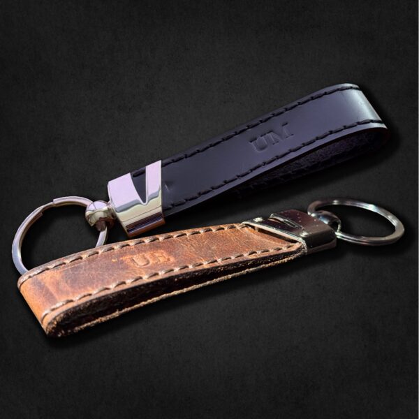 Leather key chain